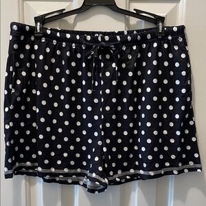 Black & White Polka Dot Pajama Shorts